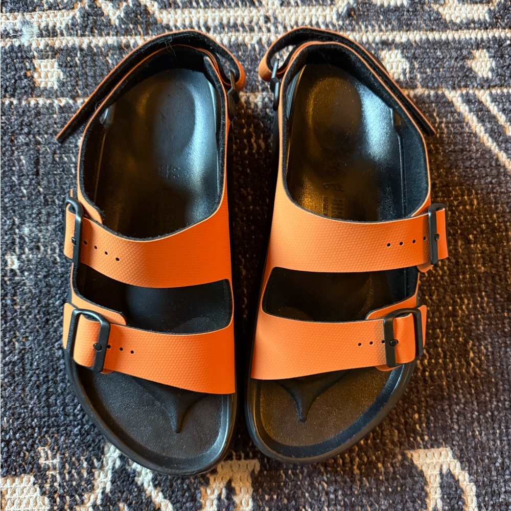 New Morgan orange Birkenstock Men's Sandals size 44 - Picture 3 of 8